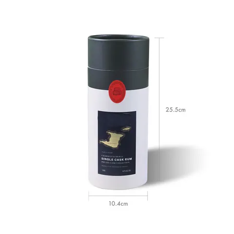 Tall Wine Bottle Paper Tube Packaging view 1