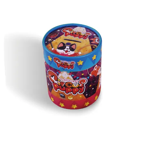 Illustrated Round Toy Packaging Box view 2