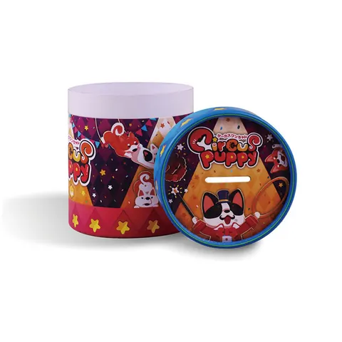Illustrated Round Toy Packaging Box view 3
