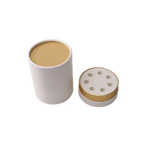 Skincare Bottle Paper Tube with Banded Lid view 2