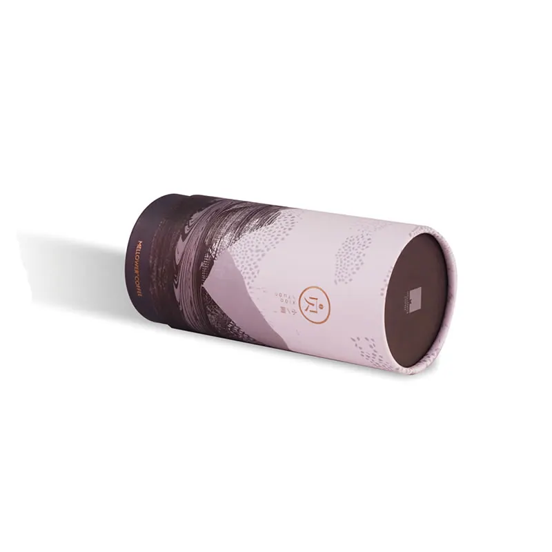 Tall Coffee & Tea Paper Tube Container — photographed packaging reference 98.