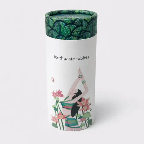 Toothpaste Tablet Paper Tube Packaging view 3
