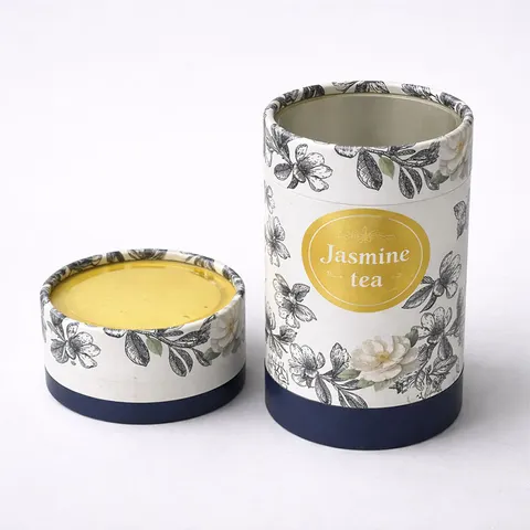 Botanical Tea Sachet Packaging Cylinder view 3