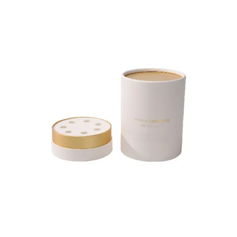 Skincare Bottle Paper Tube with Banded Lid view 5