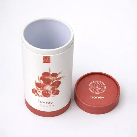 Honey Bottle Gift Tube with Interior Positions view 2
