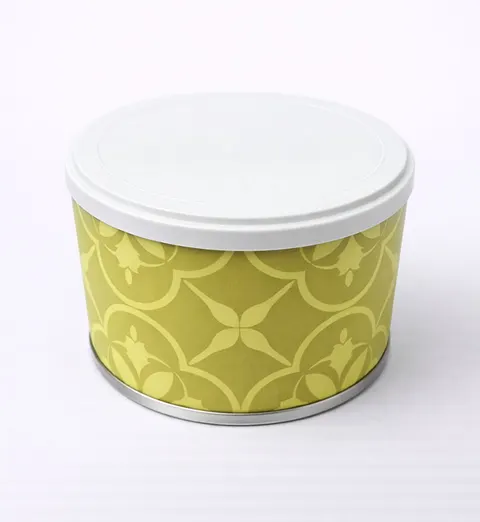 Wide Snack Packaging Tube with Lift-Off Lid view 1