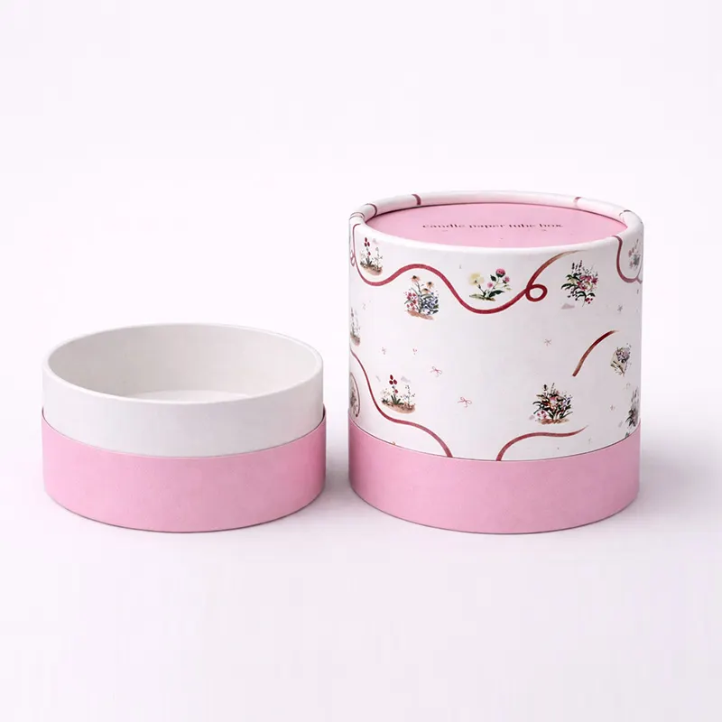 Candle Jar Paper Tube Gift Packaging — photographed packaging reference 120.