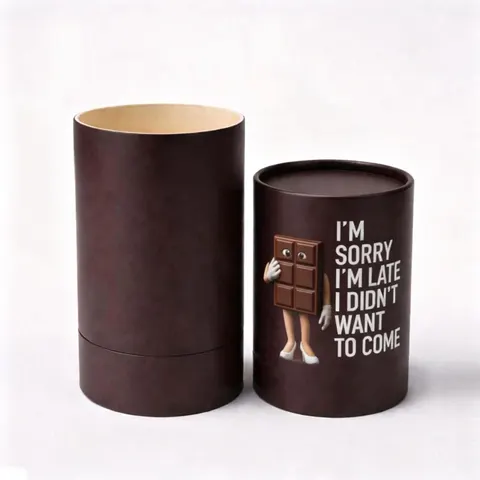 Custom Printed Consumer Product Paper Cylinder view 3