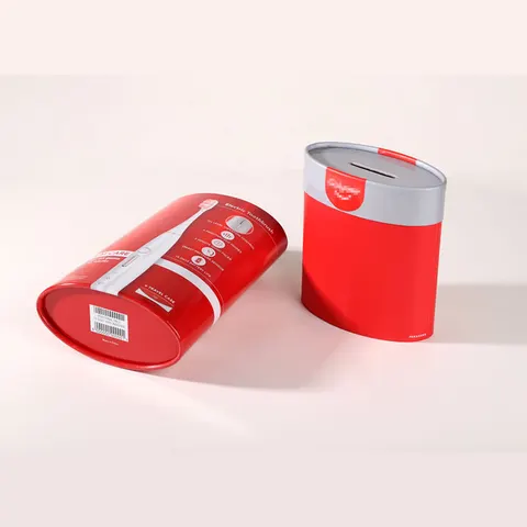 Oval Paper Tube for Electric Toothbrush Packaging view 2
