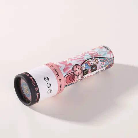 Printed Paper Kaleidoscope Tube view 2