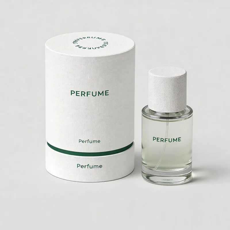 Single Perfume Bottle Paper Gift Tube — photographed packaging reference 117.