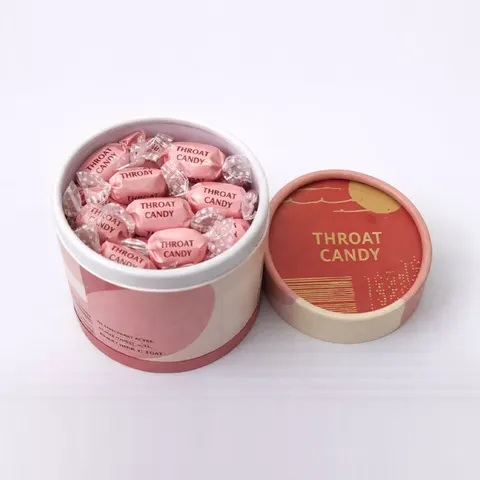 Round Gift Tube for Individually Wrapped Candy view 1