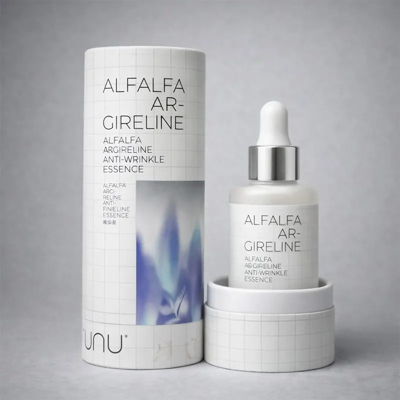 Serum Dropper Bottle Paper Tube Packaging — photographed packaging reference 126.