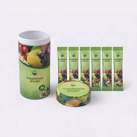 Supplement Sachet Storage & Presentation Tube view 1