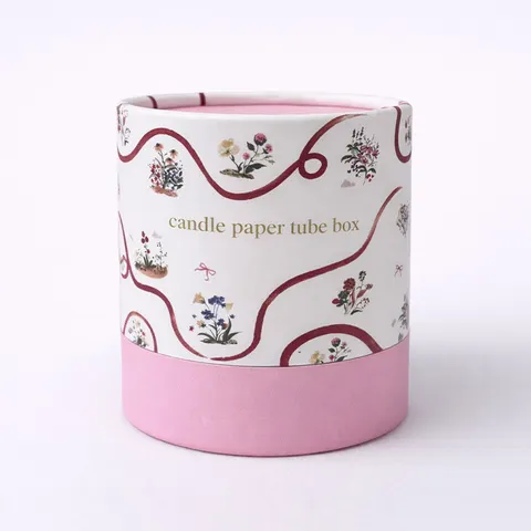 Candle Jar Paper Tube Gift Packaging view 3