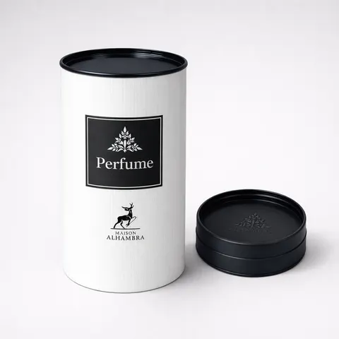 Perfume Bottle Tube with Contrast End Bands view 2