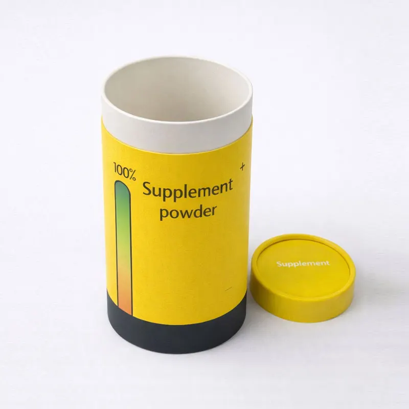 Supplement Stick-Pack Paper Tube Container — photographed packaging reference 115.