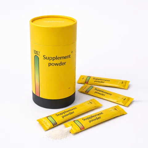 Supplement Stick-Pack Paper Tube Container view 2