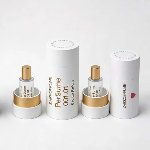 Perfume Bottle Paper Tube with Holder Reference view 2
