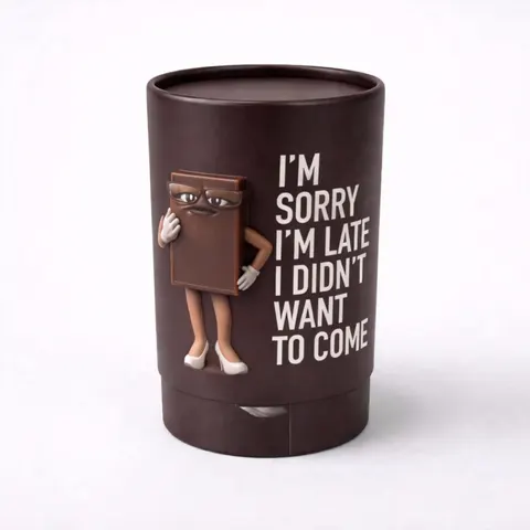 Custom Printed Consumer Product Paper Cylinder view 2