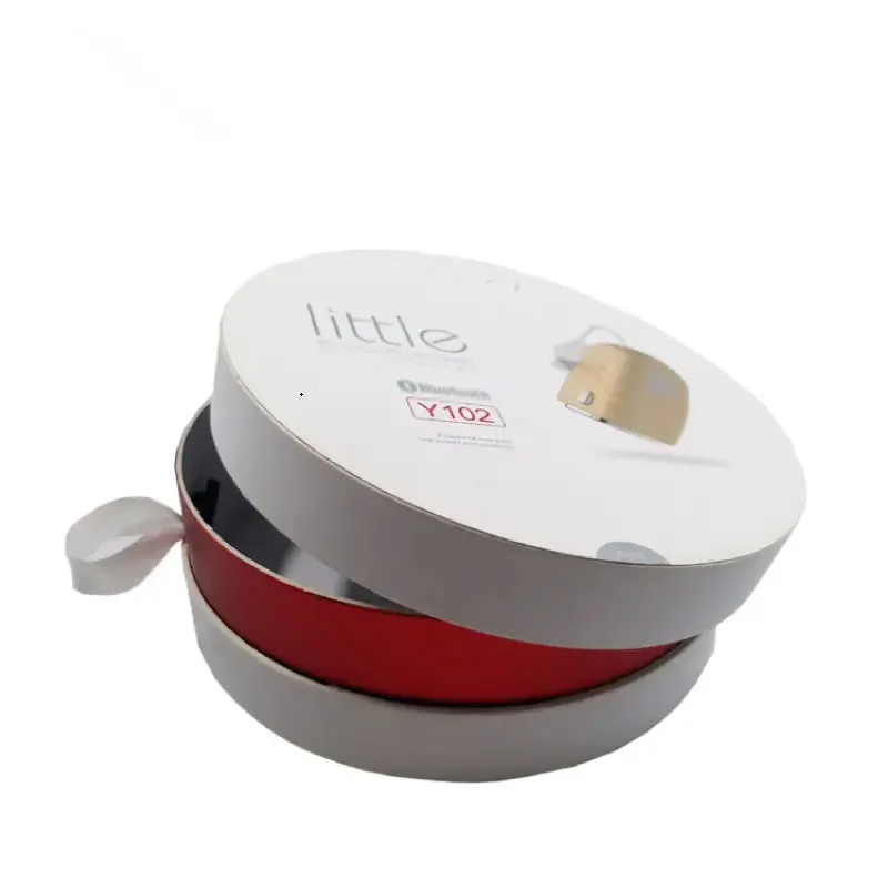 Low-Profile Round Electronics Packaging — photographed packaging reference 72.