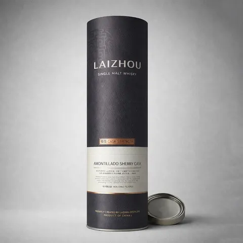 Whisky Bottle Paper Tube Packaging view 2