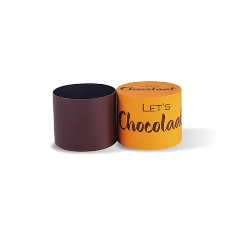 Chocolate Display Tube with Printed Outer Wrap view 1