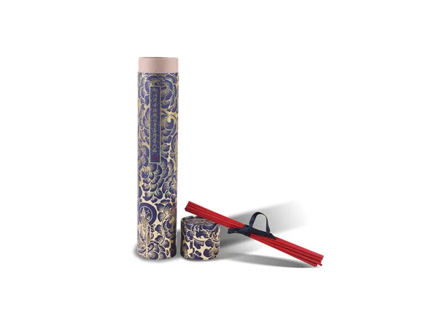 Tall printed paper cylinder example