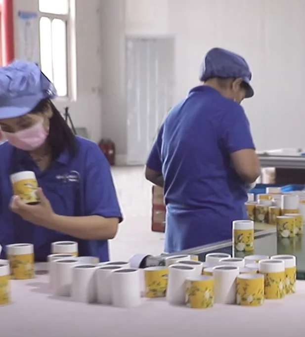 Inspect the finished pack manufacturing activity