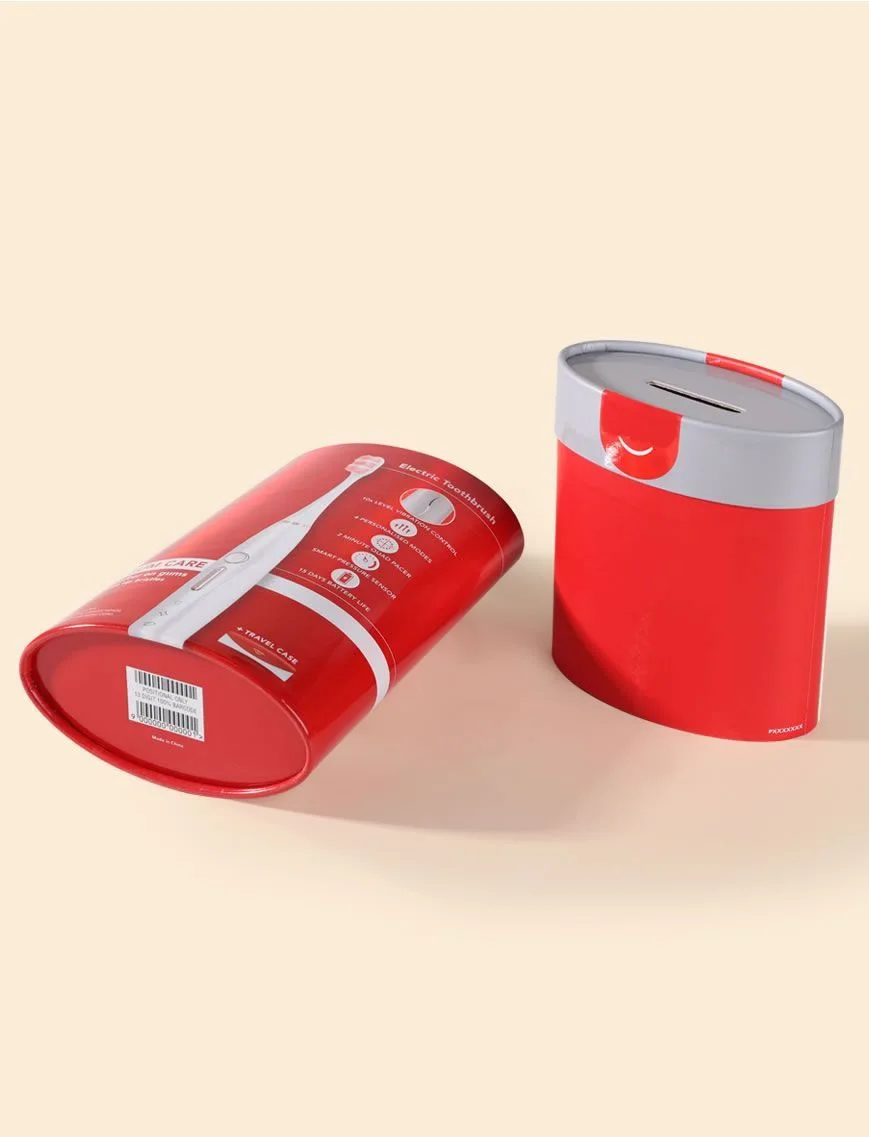 Non-cylindrical paper tube packaging structure