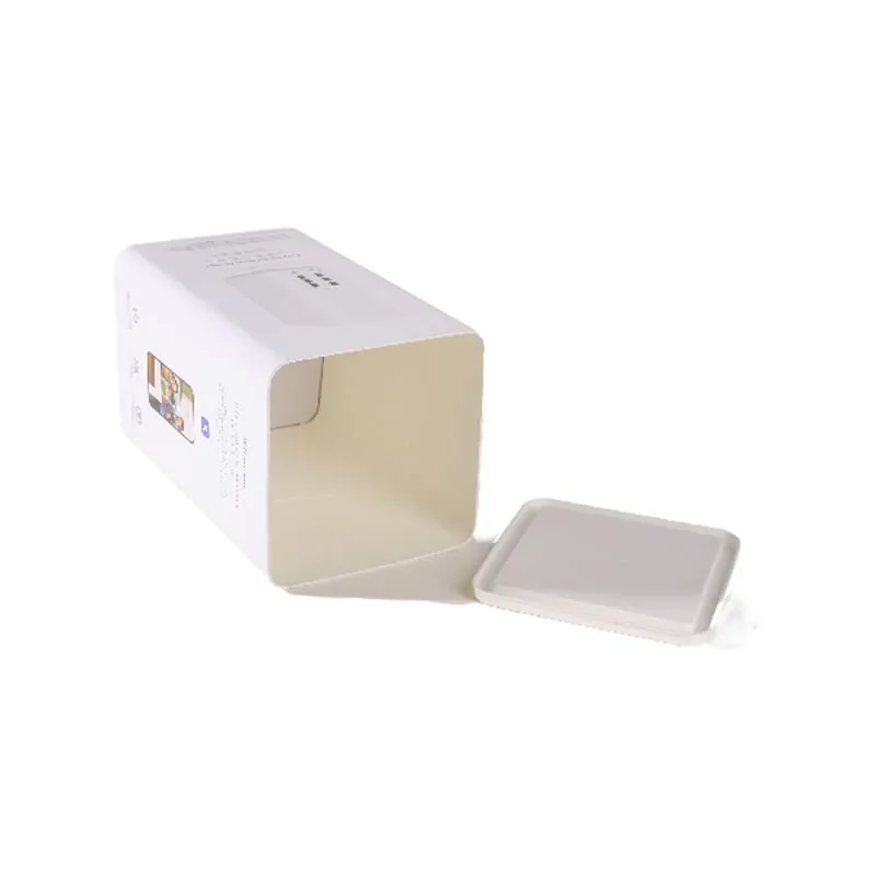 White shaped electronics pack, product photograph 1 of 4
